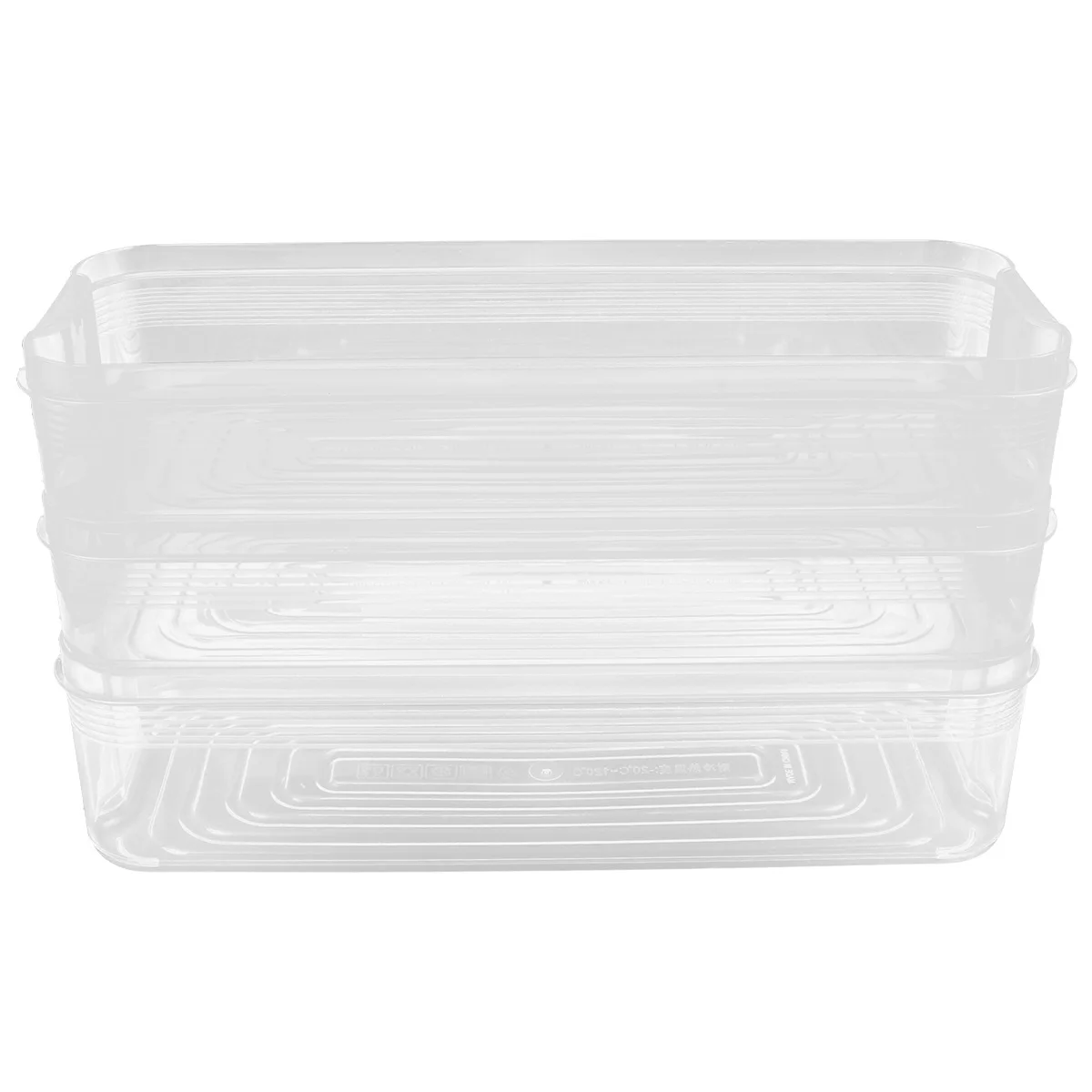 

Plastic Dumpling Storage Box 3 Layers Stackable Food Storage Case Refrigerator Crisper Vegetable Crisper Dumpling Containers