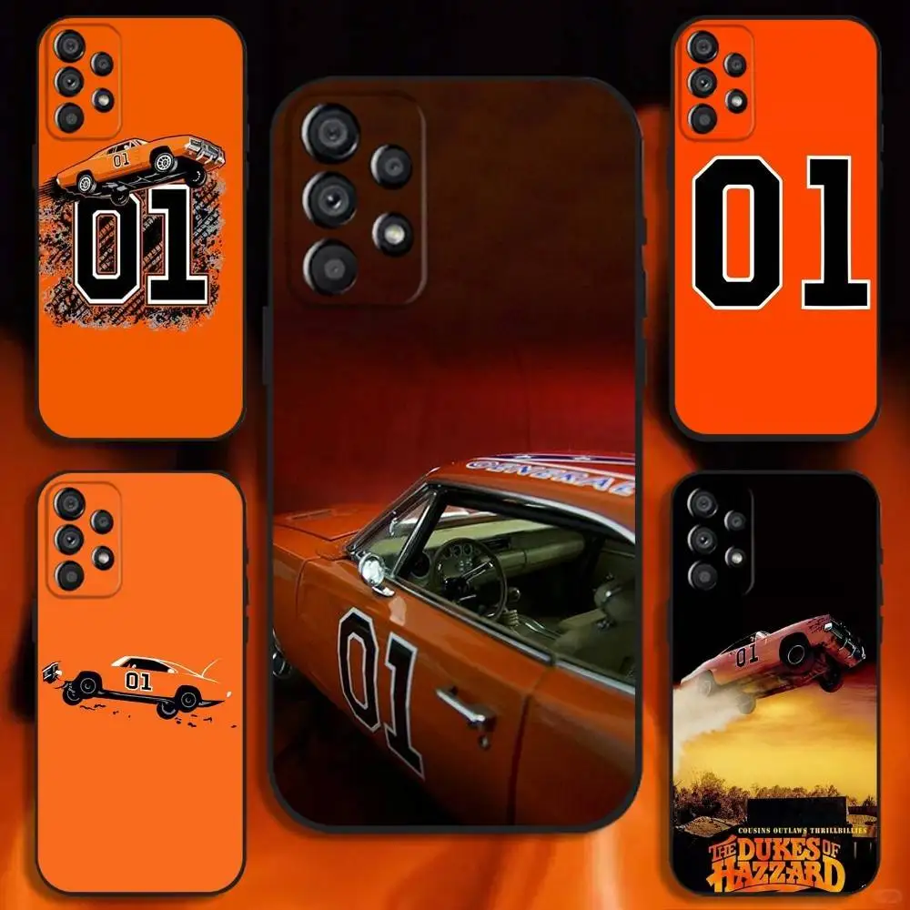 

The General Lee Dukes Of Hazzard 01 Phone Case For Samsung Galaxy A20,A21s,A22,A31,A32,A52,A53,A72,73,A80 Soft Black Cover