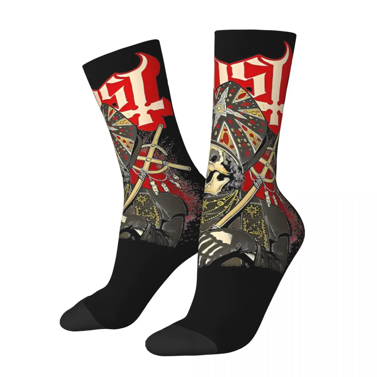 Men's Socks Ghost B.C.Impera Maestro Heavy Rock Band Stockings Winter Modern Medium Soft Socks Custom Cycling Anti Sweat Socks