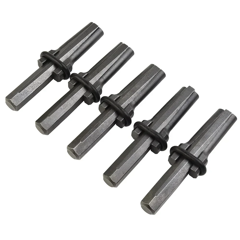 5 Set 9/16 Inch Plug Wedges Feather Shims Rock Stone Splitter Hand Tools 14mm For Splitting The Hard Stone Rock Granite Concrete