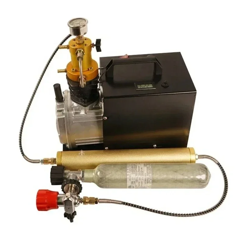 

Scuba Pcp Air Compressor Pump 4500psi 300 Bar 30mpa Electric Portable High Pressure Diving For Dive Breathing Apparatus