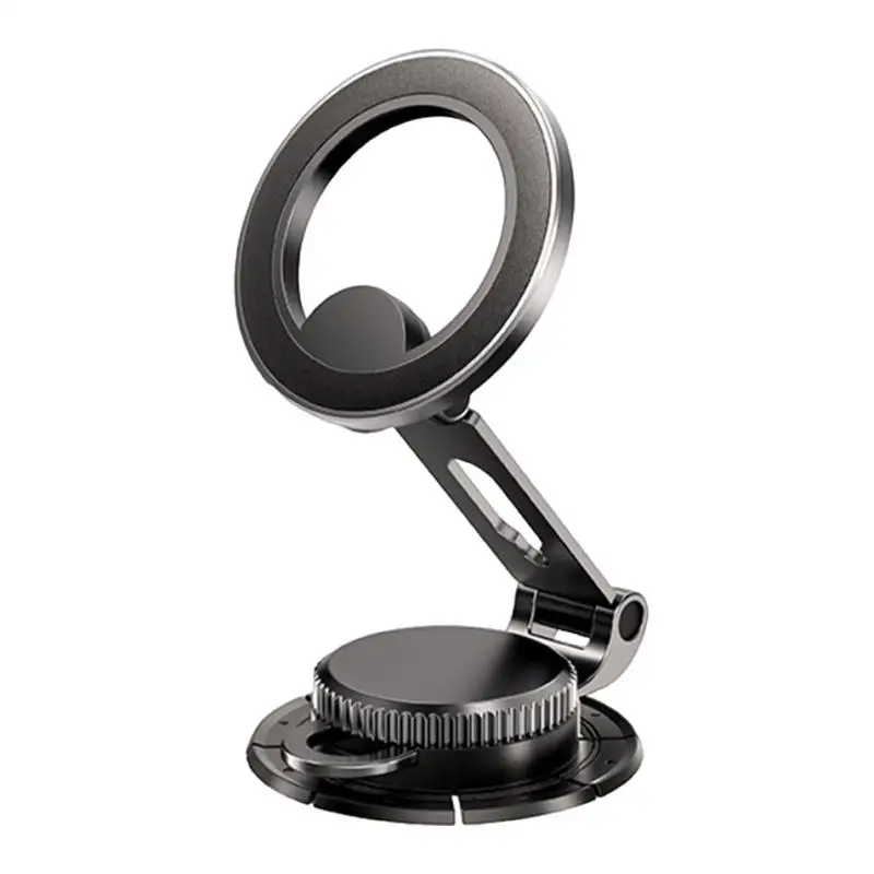 Phone Magnet Bracket For Car Magnetic Car Mount Phone Holder For Dashboard Safe Driving 360 Degree Adjustable Smartphones Stand