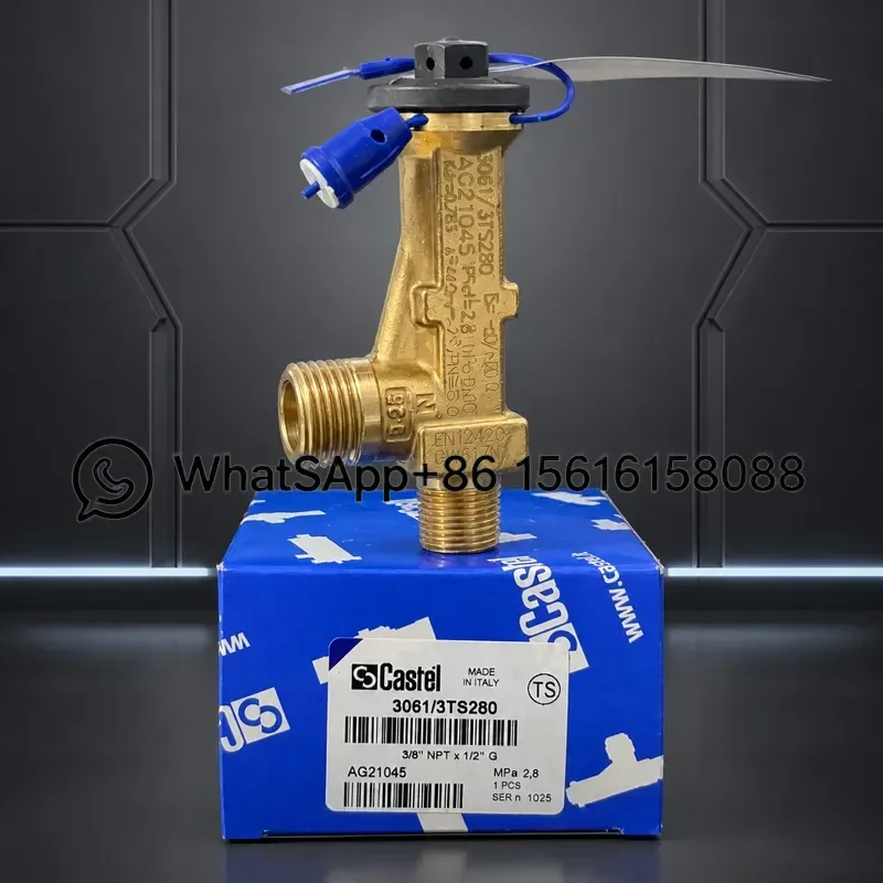 Original Castel Castor Safety Valve 3061 4TS 3061 3TS for 240 280 420 Pressure Relief Valve High Quality Replacement Part