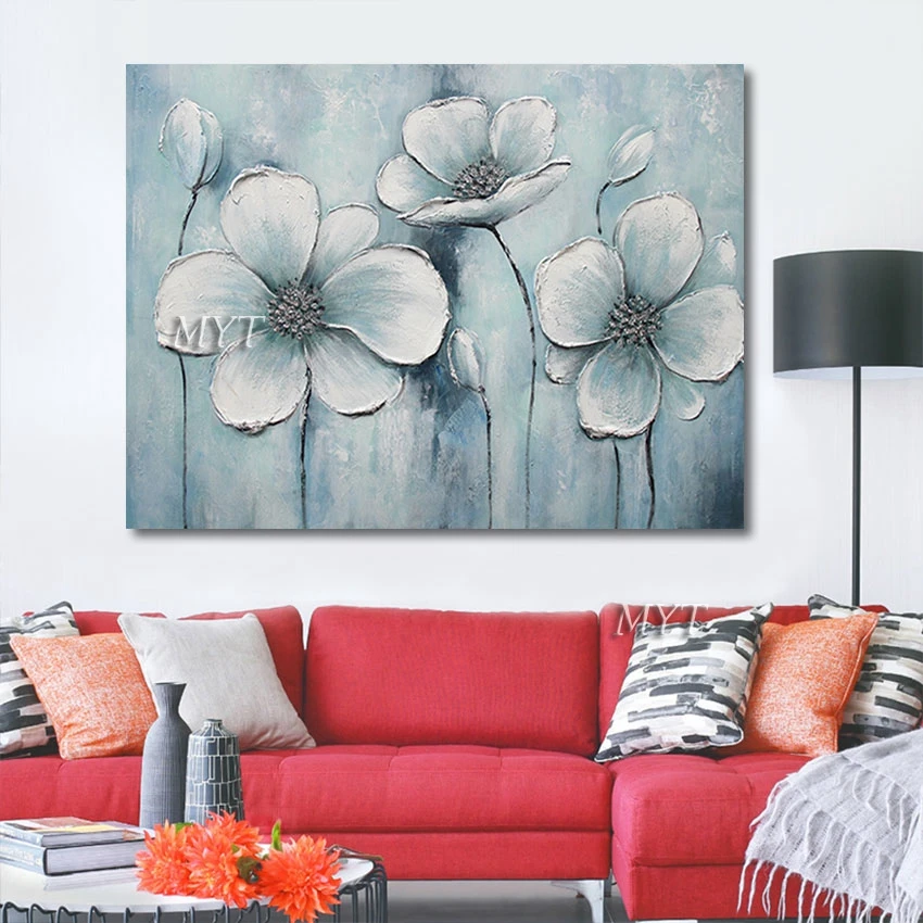 

Acrylic Flowers Wall Abstract Canvas Art Picture 3d Beautiful Floral Painting Without Framed China Import Item Decoration Gifts