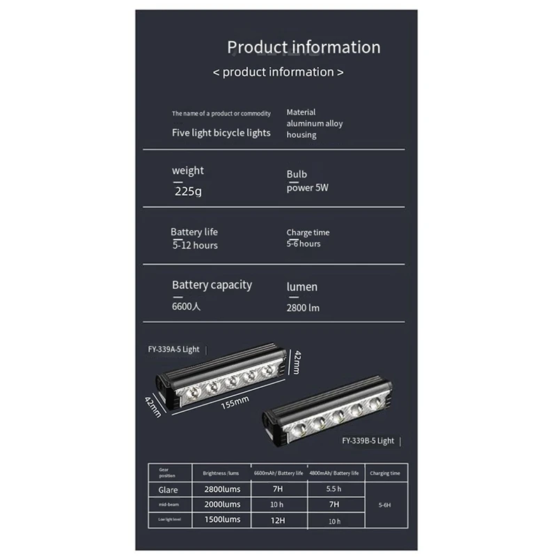 Фара для освещения велосипеда, велосипедный фонарь высокой яркости для зарядки горного велосипеда, светодиодный велосипед