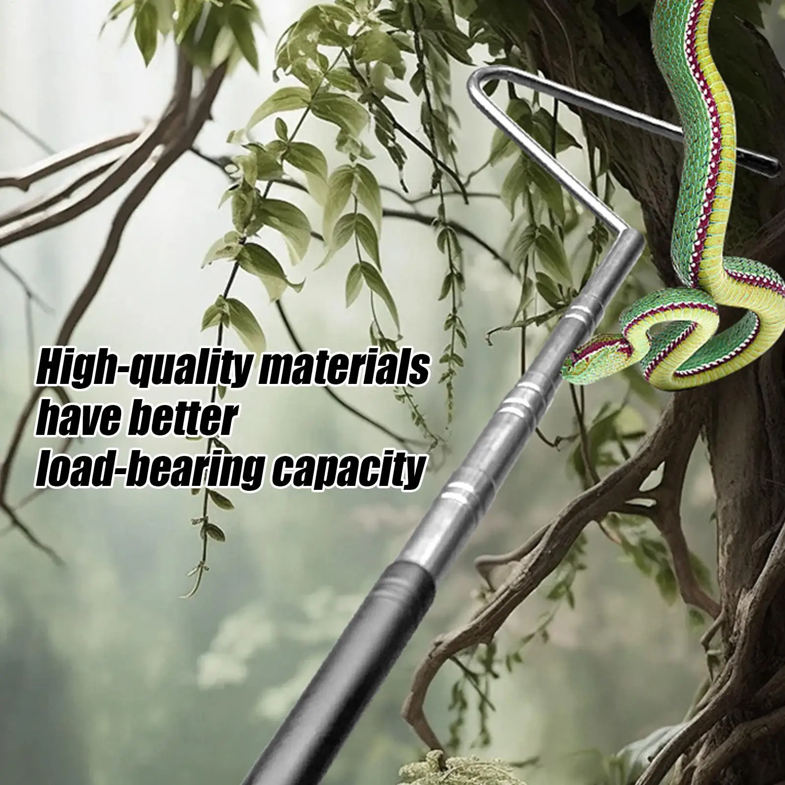 Snake Hook Snake Sticks And Grabbers Extended Anti-Bite Retractable Hook With Non-slip Handle For Cleaning Plumbing Bathroom