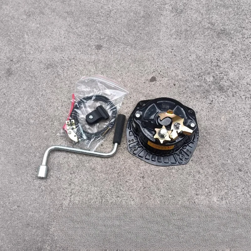 

Six-claw 173/178/186/192 Air-cooled diesel engine Micro tiller Pull-free hand crank starter, hand crank