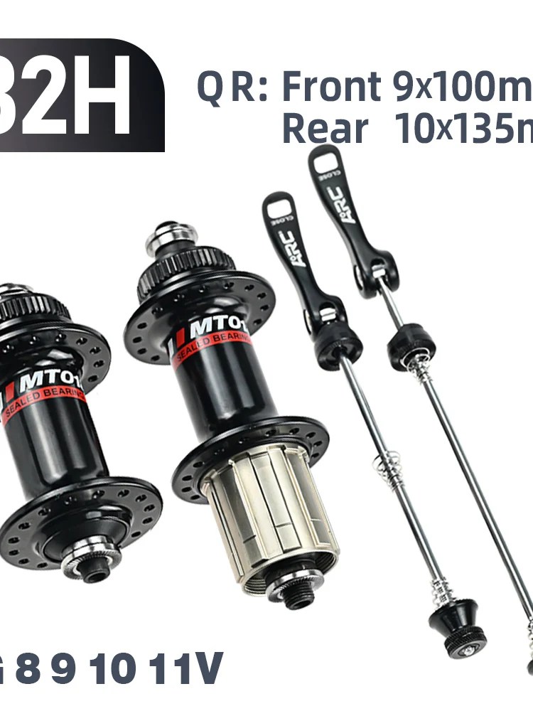 AliExpress ARC MT018 32H Central Lock Disc Brake Mountain Bike Hub CR-MO Stainless Steel Freehub, Sealed Bearings, 32 Holes Quick Release