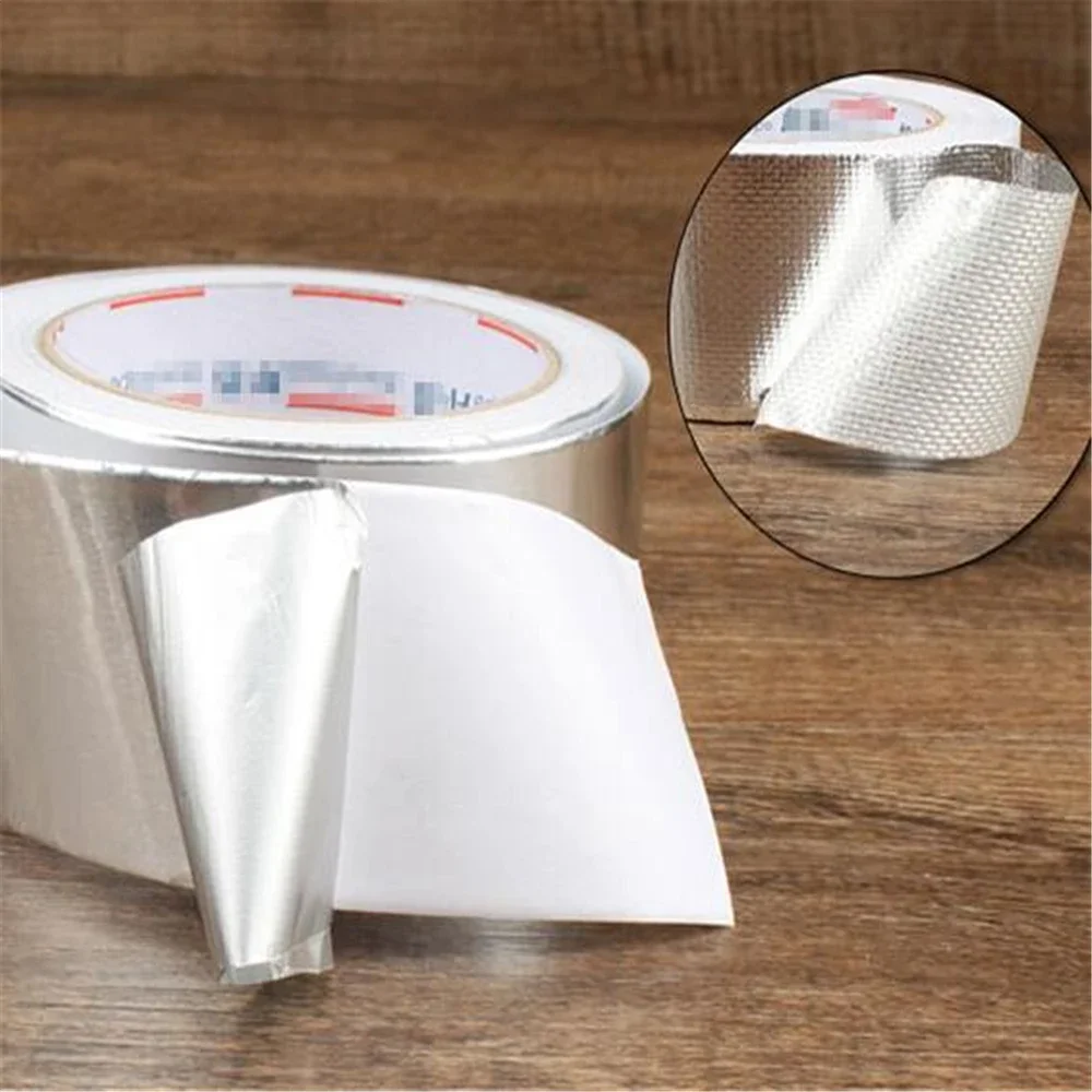 High Temperature Resistant Aluminum Foil Tape Water Pipe Sealing Waterproof Adhesive Tape