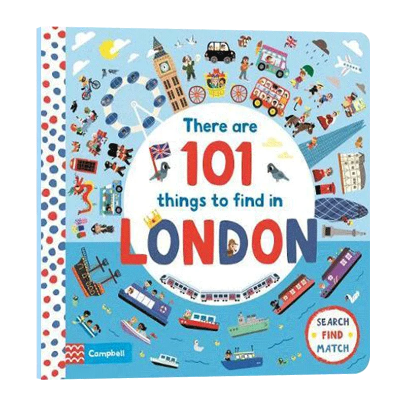 

There Are 101 Things to Find in London, Children's books aged 3 4 5 6, English Popular science picture books, 9781529023299