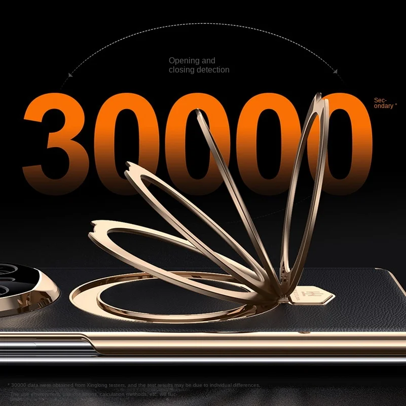 

Luxury Plain Leather Rotating Metal Magnetic Holder Central Hinge Case For Huawei Mate X6 mate X5 X3 Camera Protection Cover