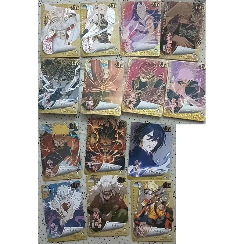 Anime NARUTO Rare SSP SP CP UR PR carta di rifrazione Haruno Sakura Temari Tsunade Toys for boys carta da collezione regalo di compleanno