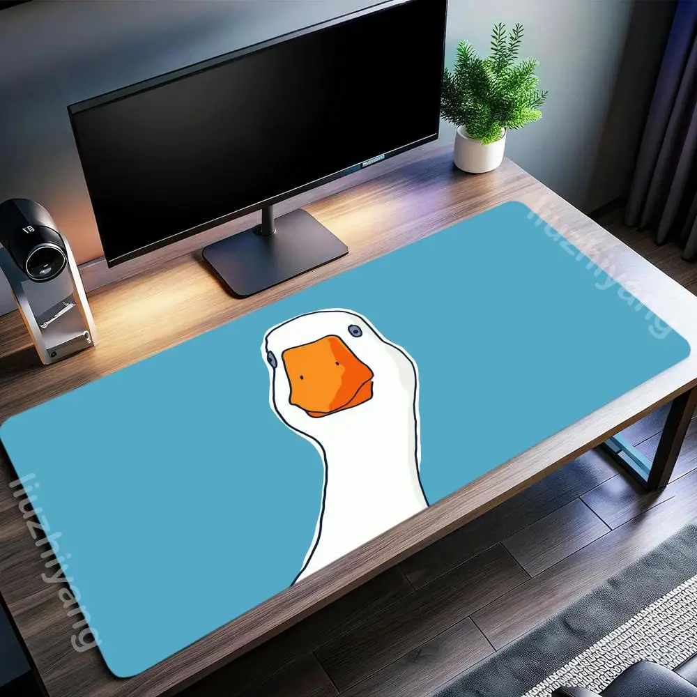 لوحة ماوس Fun Duck XXL مطاطية غير قابلة للانزلاق حصيرة مكتبية كبيرة للكمبيوتر وسادة مكتب لوحة مفاتيح الألعاب تمديد لوحة الماوس حصيرة مكتبية طويلة #3