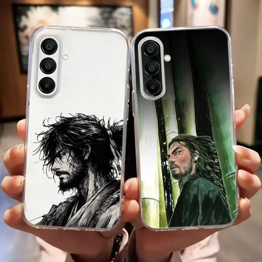 Vagabond Fashion Japanese Manga  Phone Case For Samsung Galaxy A10,12,20,21S,30,31,40,50,51,52,70,A71,Others Transparent Soft