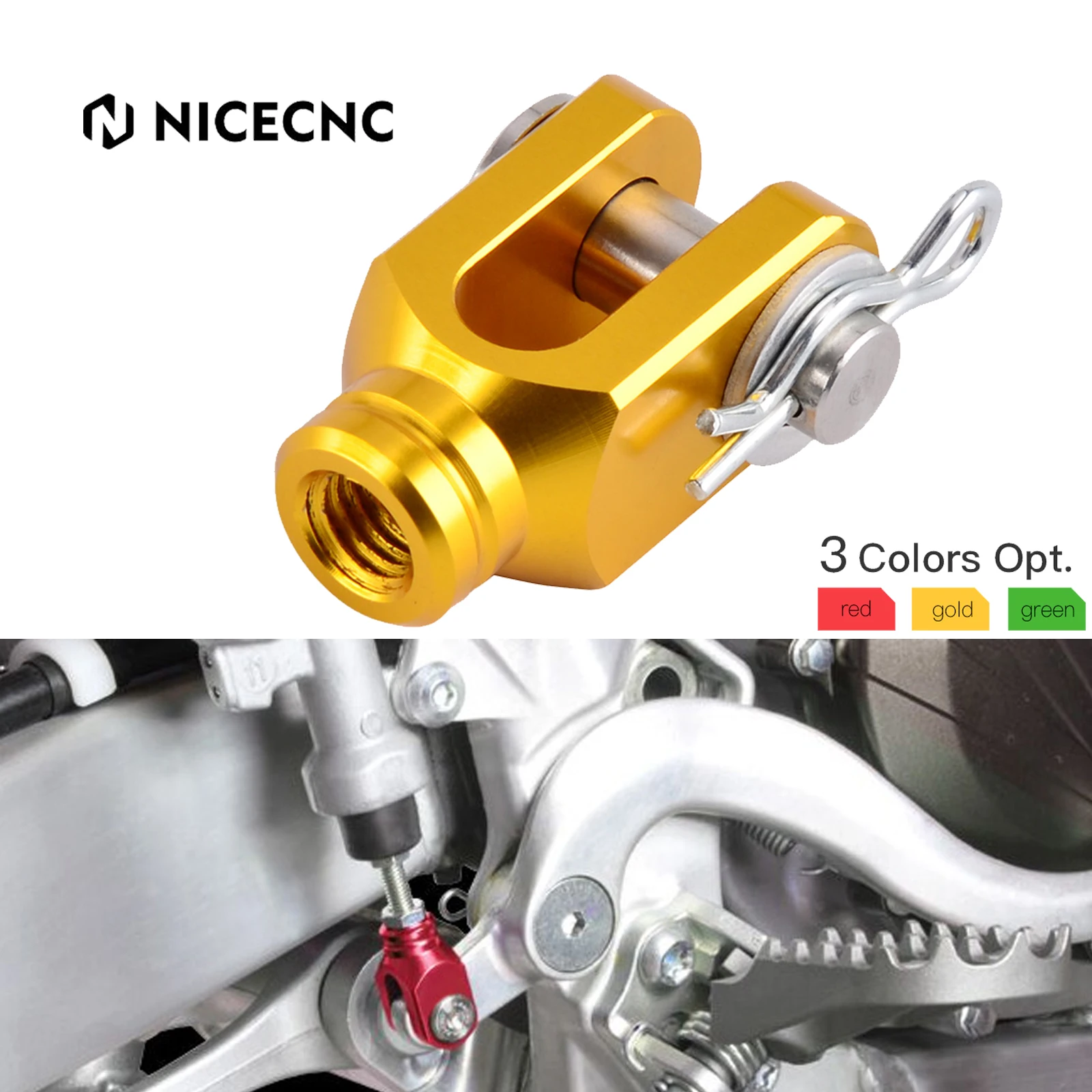 

NiceCNC For Suzuki DRZ400SM 2004-2017 DR-Z 400S 400R 2000-2009 RM125 RM250 RM 80 85 RMX 250S 250R LT-R 450 Rear Brake Clevis