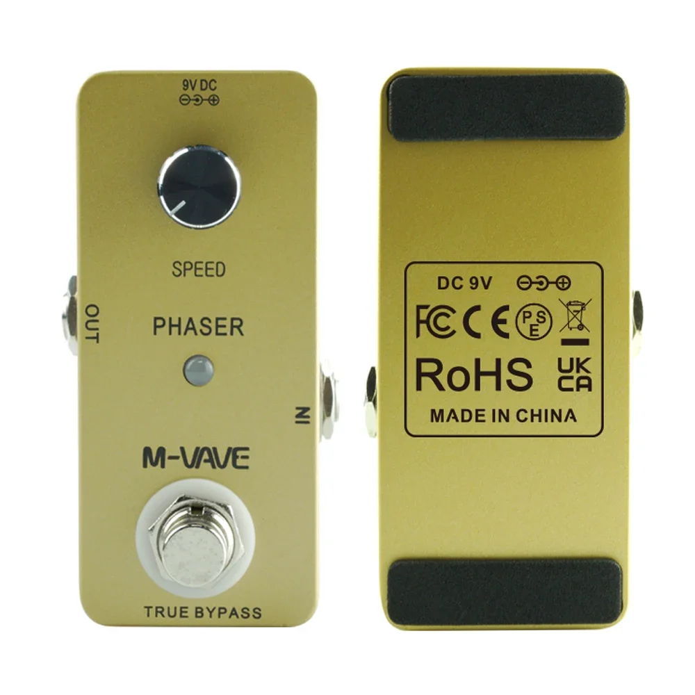 

M-VAVE PHASER Analog Circuit Phase Guitar Effect Pedal Zinc Alloy Shell True Bypass Guitar Pedal Guitar Parts & Accessories