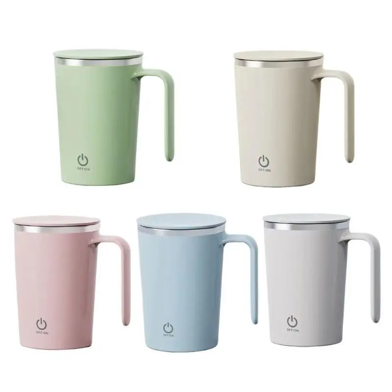 E8BD Automatic Stirring Coffee Mug Lazy Milkshake Rotating Cup Mixing Cups Home Office Mixer Water Cup for Women Men