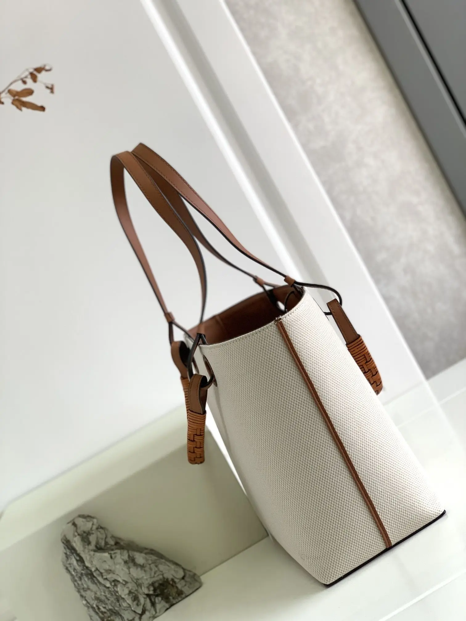 Oversized Plain Canvas All-Match Daily Carry Bag Soft Woven Textile Material Handheld Bag Women Shoulder Handbag Crossbody Sling Bag Versatile Universal Large Shopping Satchel