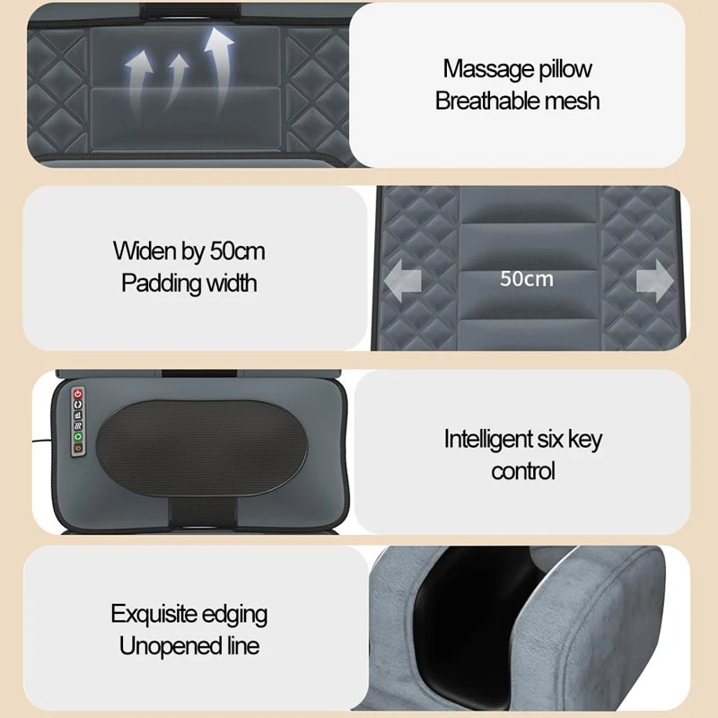 Repor Materasso per massaggio elettrico Cuscino d'aria Rullo a infrarossi Airbag elettrico per tutto il corpo Tappetino per massaggio a pressione con allungamento delle vibrazioni