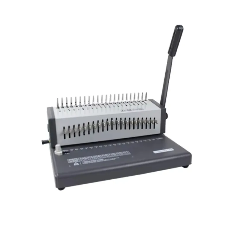 

Manual Power Plastic Comb Binder 21 Holes Punching Machine Comb Binding Machine with Binder Combs