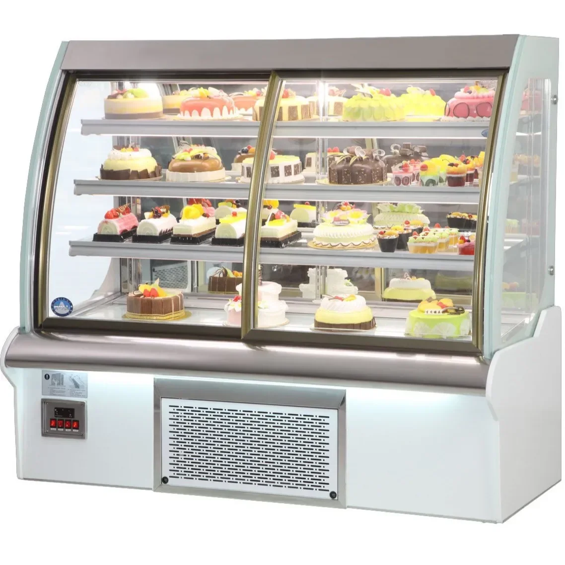 Vertical Open Cake Display Showcase Cabinet Bread  Display Refrigerator