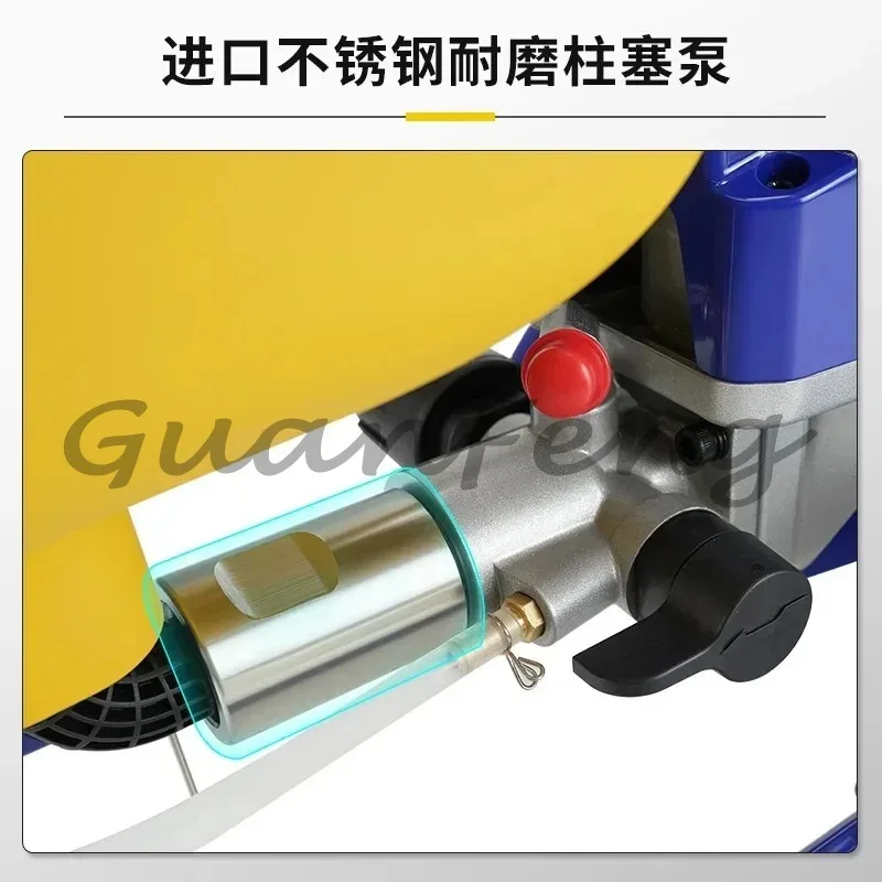 Design of 110V 220V Funnel of Electronic Voltage Regulation DIY Latex Paint Airless Spraying Machine