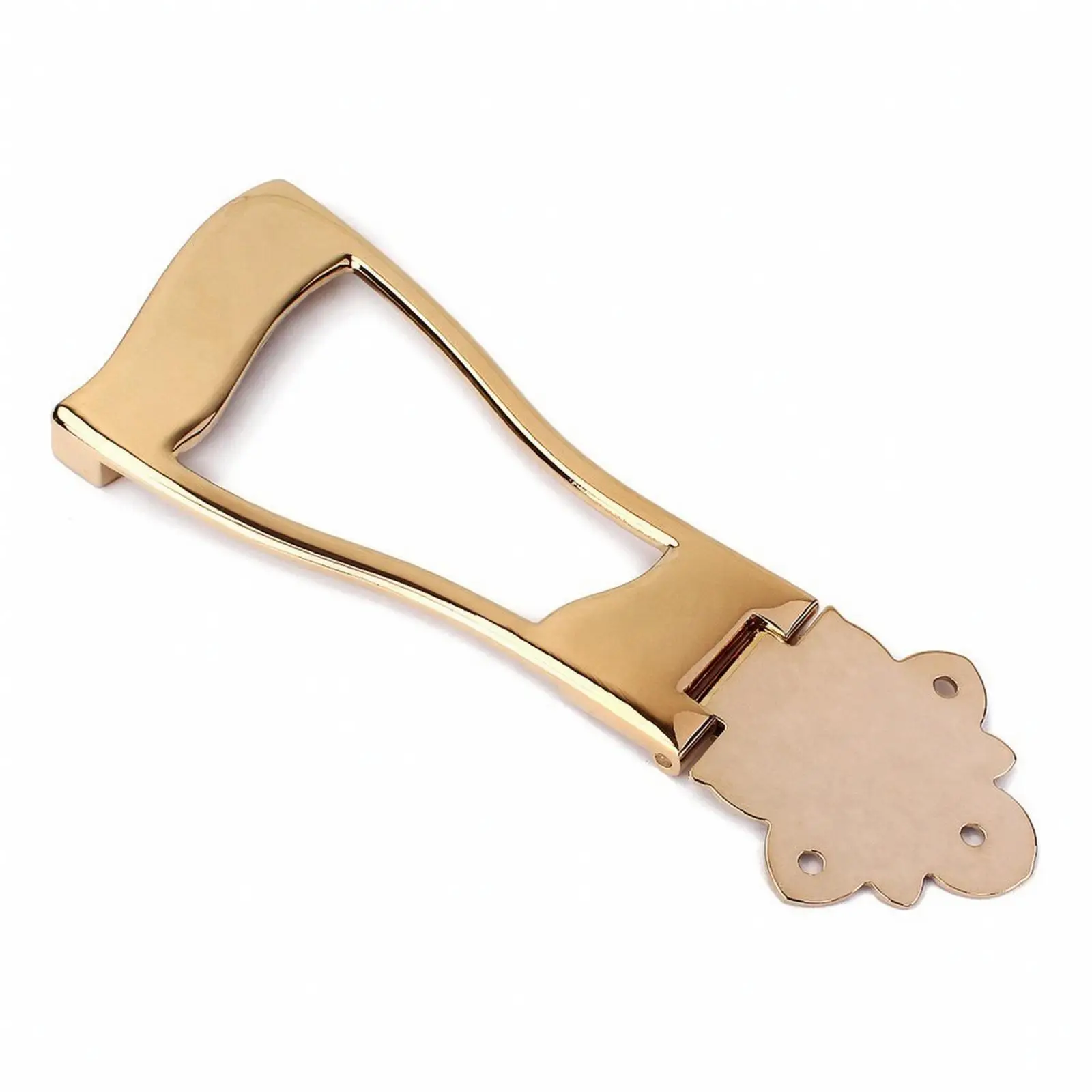 Decorative Flower Shape Guitar Bridge String Retainer Plate Metal Hardware Tailpiece for Six String Acoustic Electric Guitar