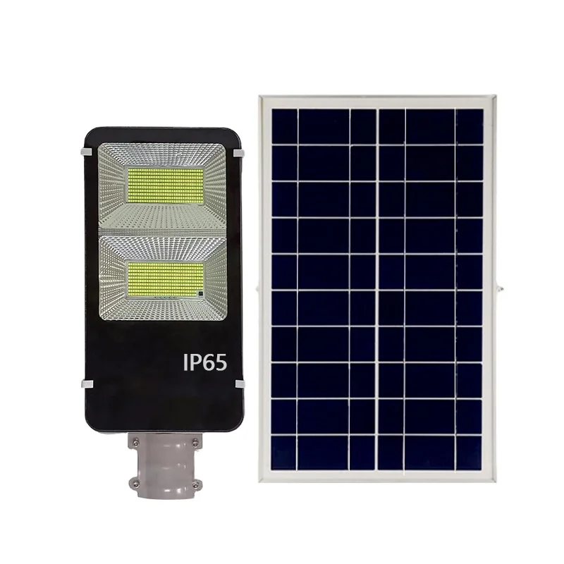 WAKATEK Outdoor 150 watts solar Street Light High Conversion Solar Panel Solar Lamp With Remote Control