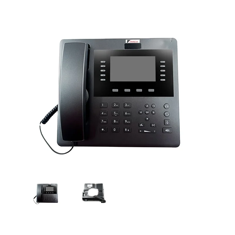 KNPL-700 Office IP Telephone System Hotel Business Desk Business Telephone Corded Phone Factory Desktop