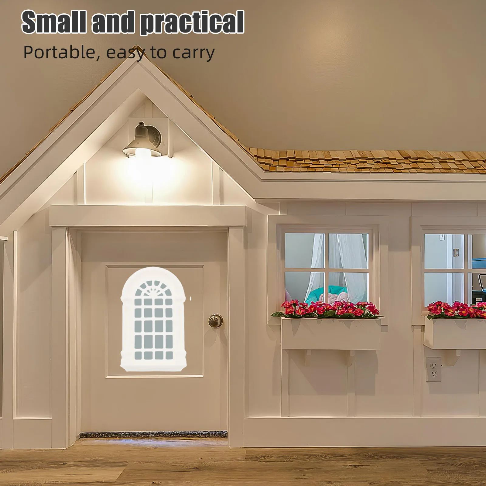 

4Pcs Arch Miniature Window Frames European Retro Dollhouse Windows for DIY Miniature House Building Lattice Detail Decorative