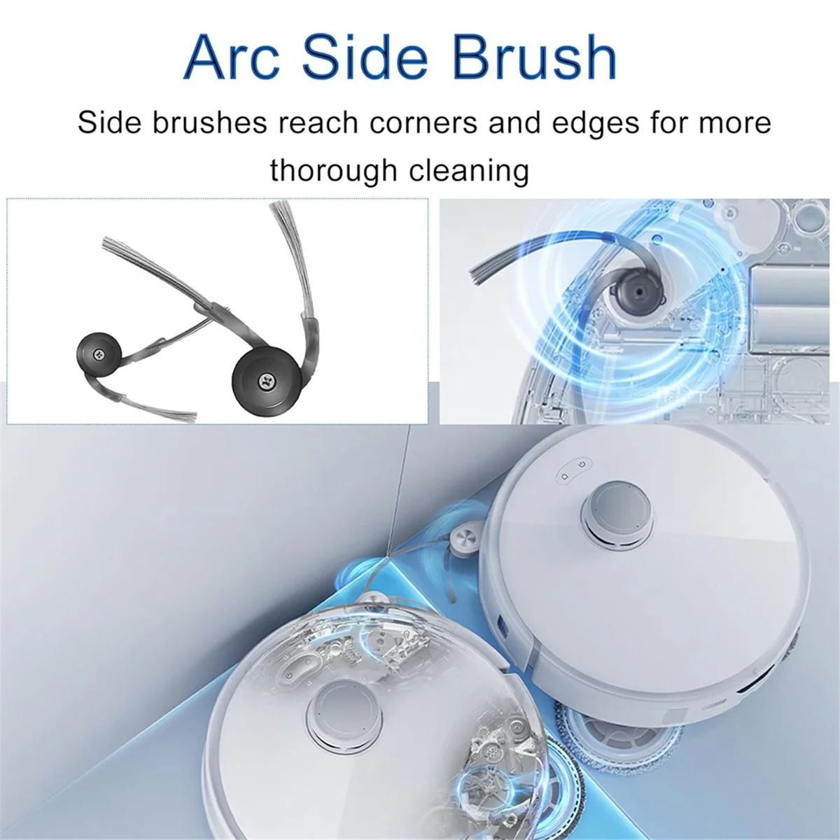 قطع غيار بديلة لـ Saros 10R / G20S Ultra Main Brush Side Brush Filter Mop Pads أكياس الغبار فراغ