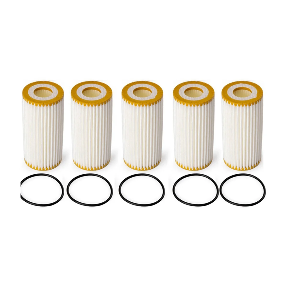 5Set Oil Filter 06L115562B for Audi Q7 4M 2Nd 2.0 40TFSI 45TFSI Quattro 2016-2020 CYMC CYRB 06L115466C 4MB