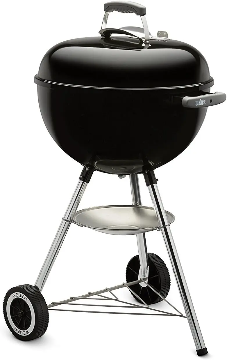 

18-Inch Outdoor Charcoal Grill, Black – Classic BBQ Grill with One-Touch Cleaning System and Precise Temperature Control Dampers