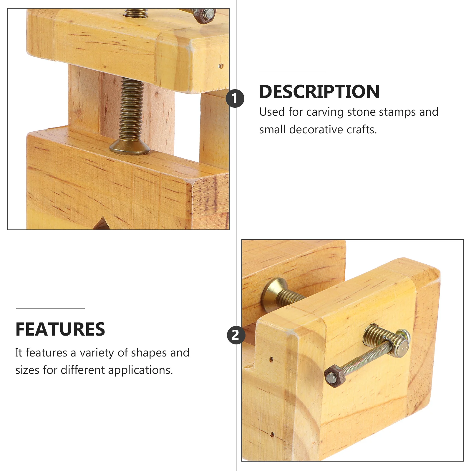 

Wood Carving Clamp For Engraved Seal Stone Small Craft Fixing Pine Wood Engraving Tool Handicraft Tool Craft Cutting