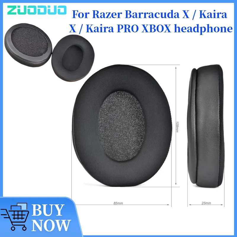ZUODUO Cooling Gel Ear Pads For Razer Barracuda X / Kaira X / Kaira PRO XBOX Gaming Headphones replacement Earmuffs ear covers