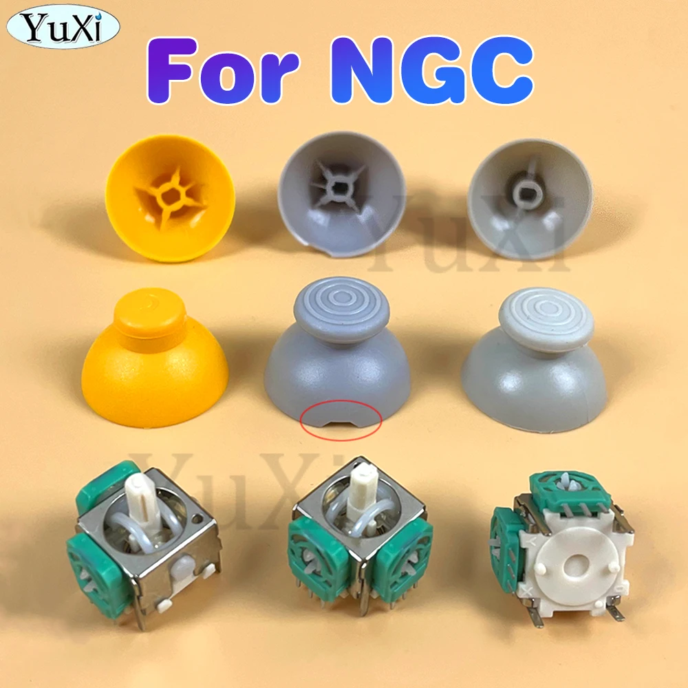 

1Pair 3D Along Joystick Button Cap for Nintend Gamecube NGC Gamepad Controller Sensor Module Potentiometer Replacement Parts