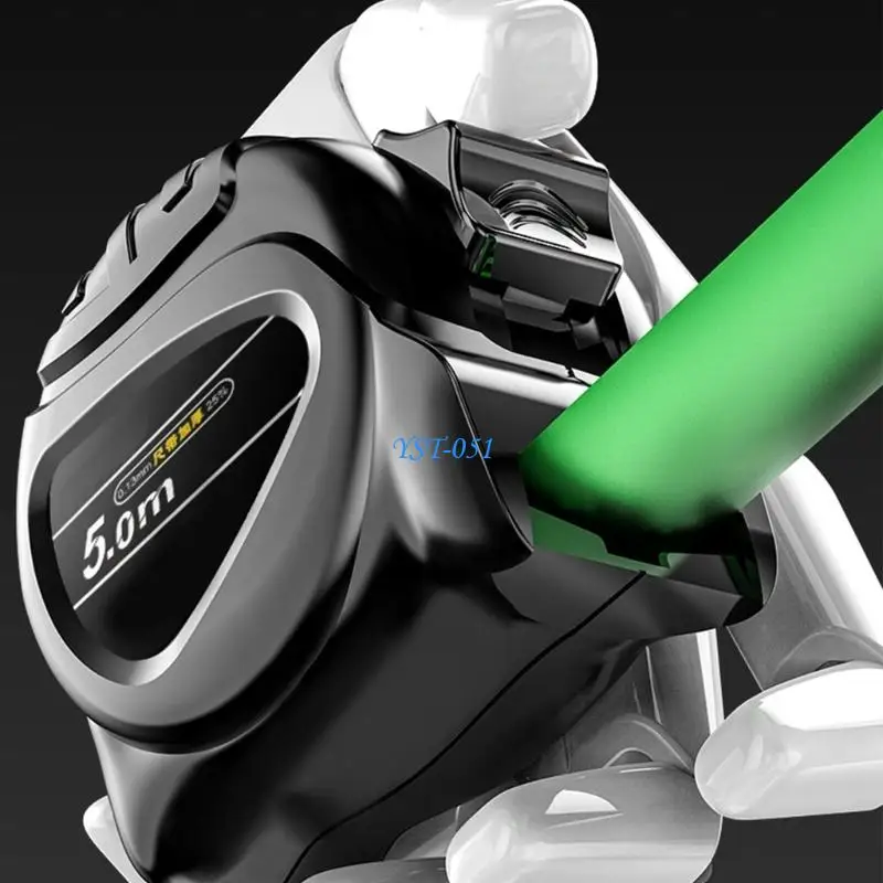 

E15A Strong Waterproof Retractable Measuring Tape Not Slip Design Shockproof Tape Measure for Professional Worksites