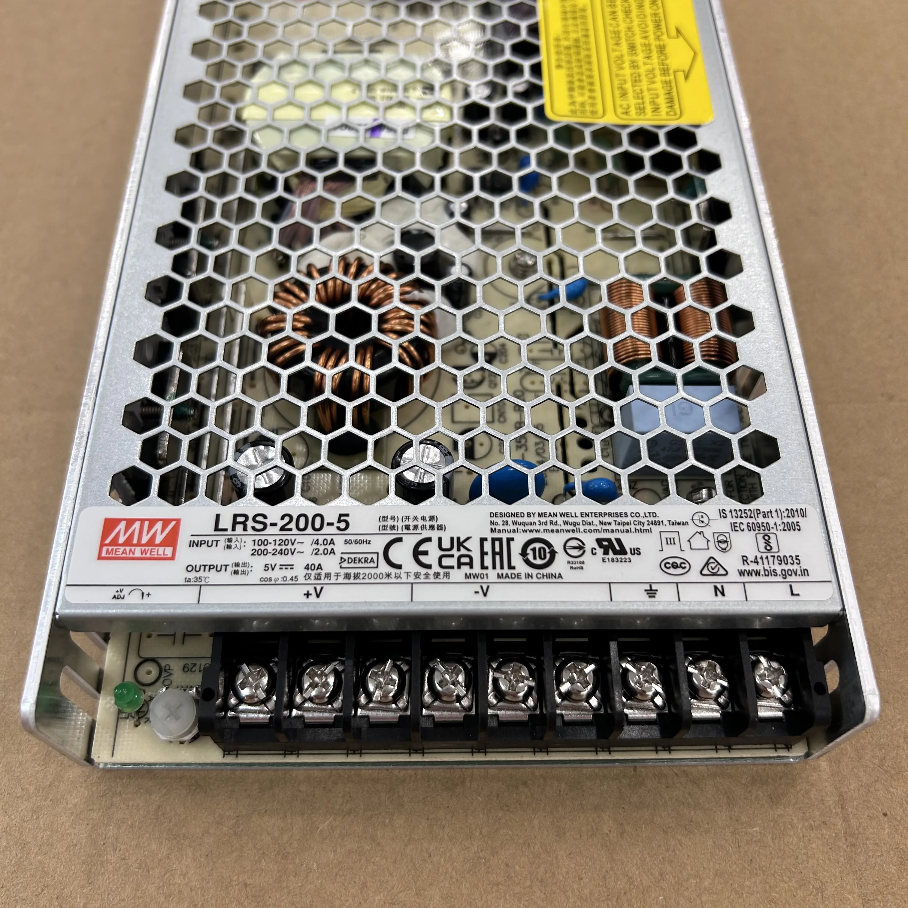 MEAN WELL LRS-200 LRS-200-5 LR - 3D Printer Power Supply recensione e prezzo