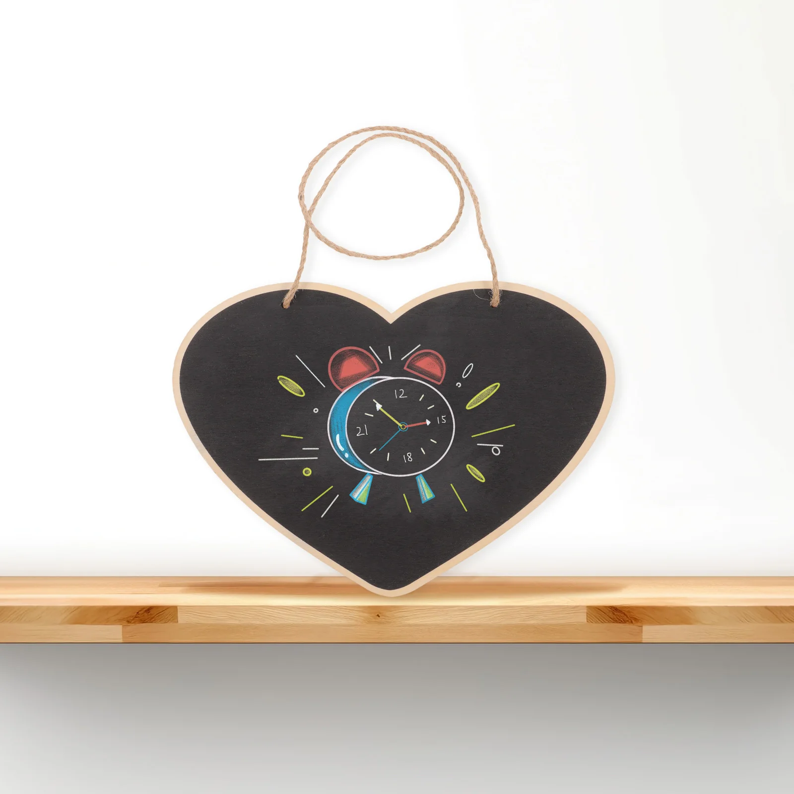 

Small Blackboard Sign Wood Hanging Door Message Board Creative DIY Writing Board Wall Decor Chalkboard Sign Small Blackboard