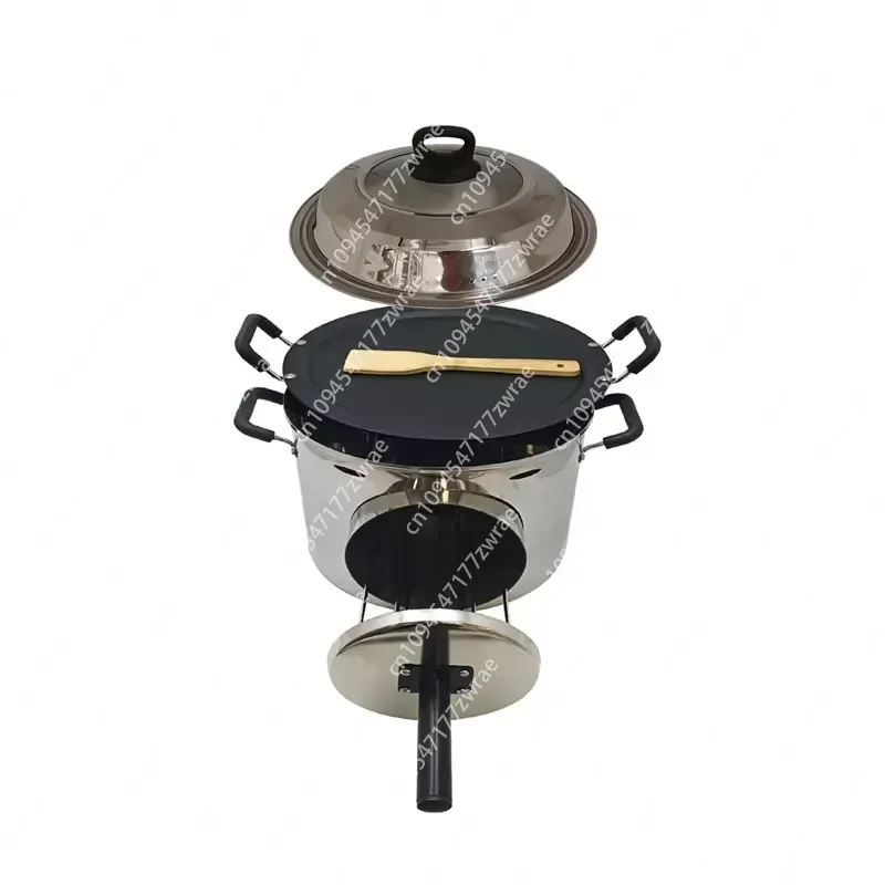 Full set of Household kitchen gas BBQ stove dedicated pancake stove integrated oven for frying and baking