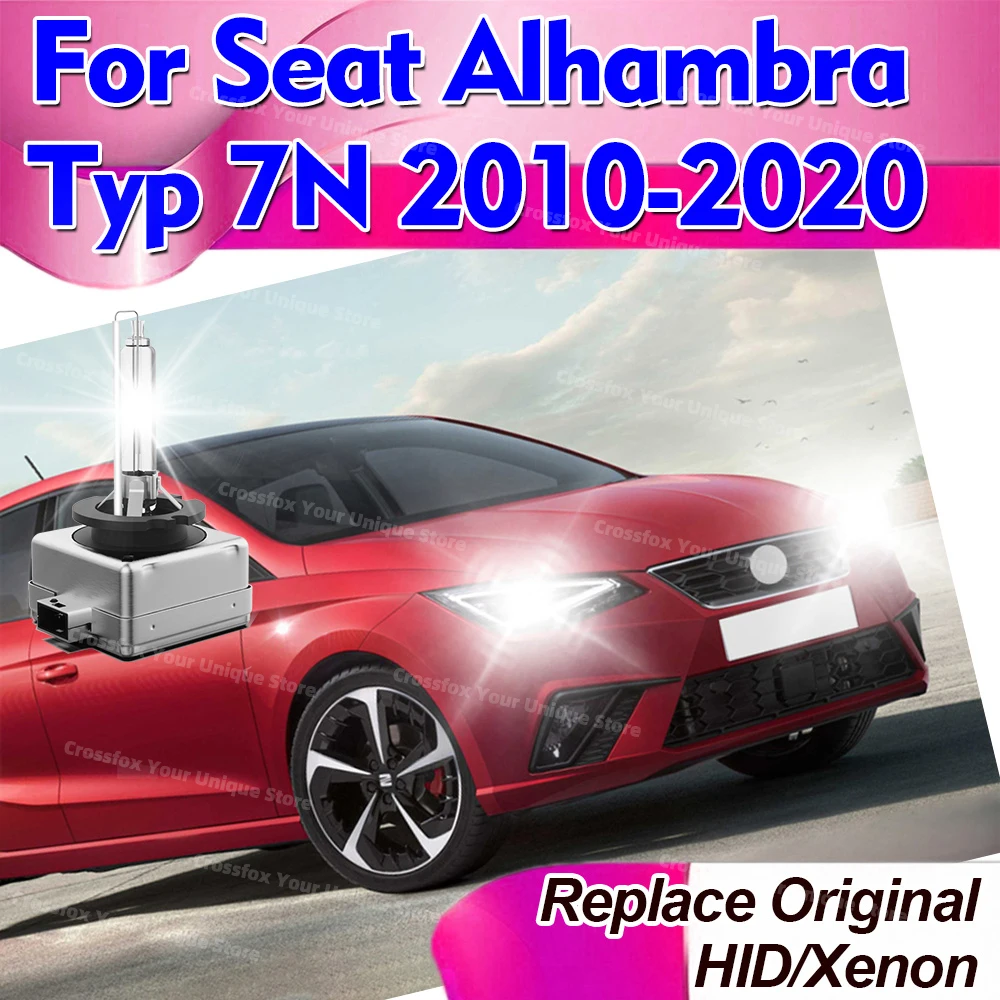 

2x HID Xenon Headlight D3S D3 6000K 8000K 10000K For Seat Alhambra Typ 7N 2010 2011 2012 2013 2014 2015 2016 2017 2018 2019 2020