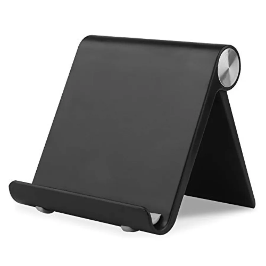 

Mobile Phone Holder, Phone Stand Desk Desktop Mobile Holder Adjustable Foldable Portable Video Call Mount 1PH -Black