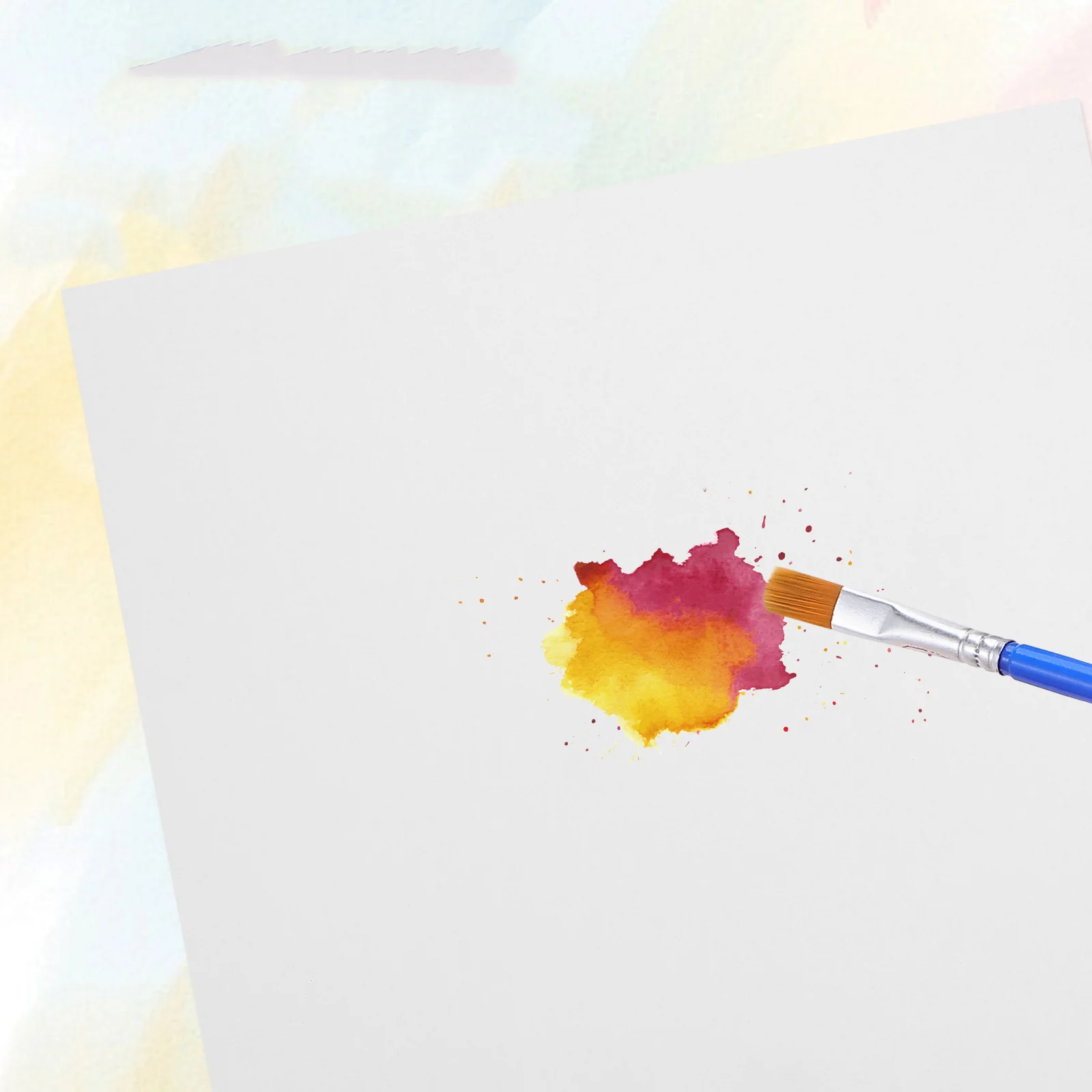 15 ورقة من الورق المائي 4K ورق رسم ثقيل الوزن للأطفال والكبار والفنانين سطح أبيض أملس مثالي للرسم