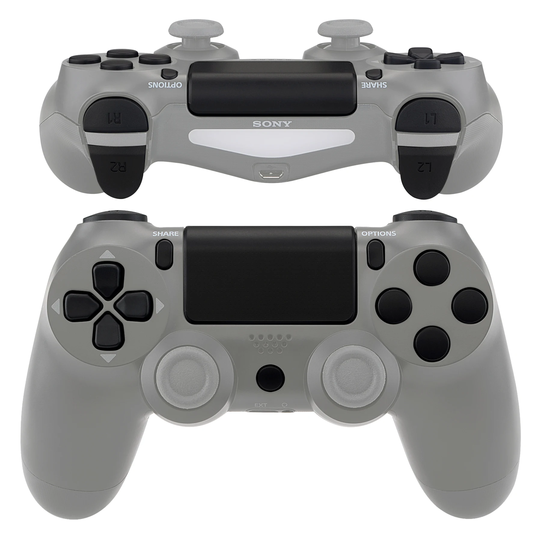 Le opzioni di condivisione della casa dei bottoni L1R1 L2R2 Dpad su misura estremo con gli strumenti per PS4 Slim Pro Controller CUH-ZCT2