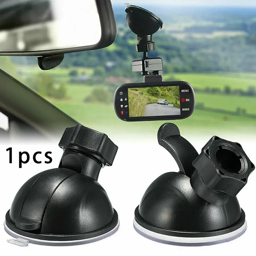 1pc Mini Car Suction Cup Holder Black For Nextbase Car Driving Recorder 112 212 312GW 412GW 12mm Light Ball Bracket Auto Parts