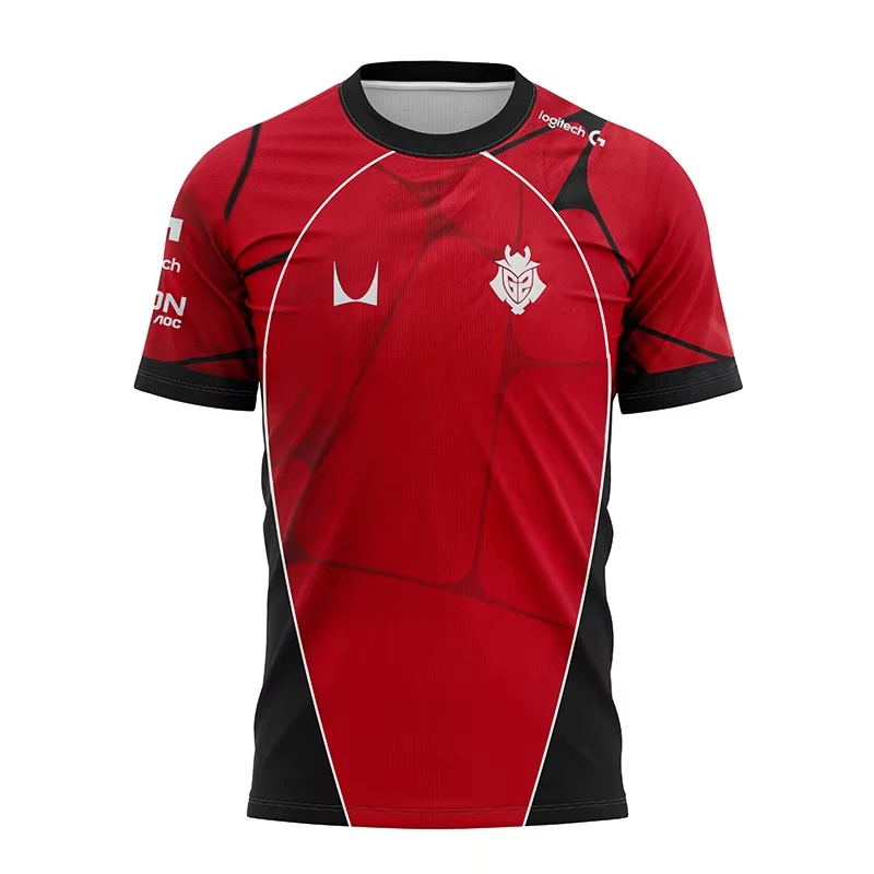 2026 New G2 Jersey E-Sports CS2 LOL VALORANT Men's Women's Suitable Breathable Fashion Fan Official Website Same Large Size Top