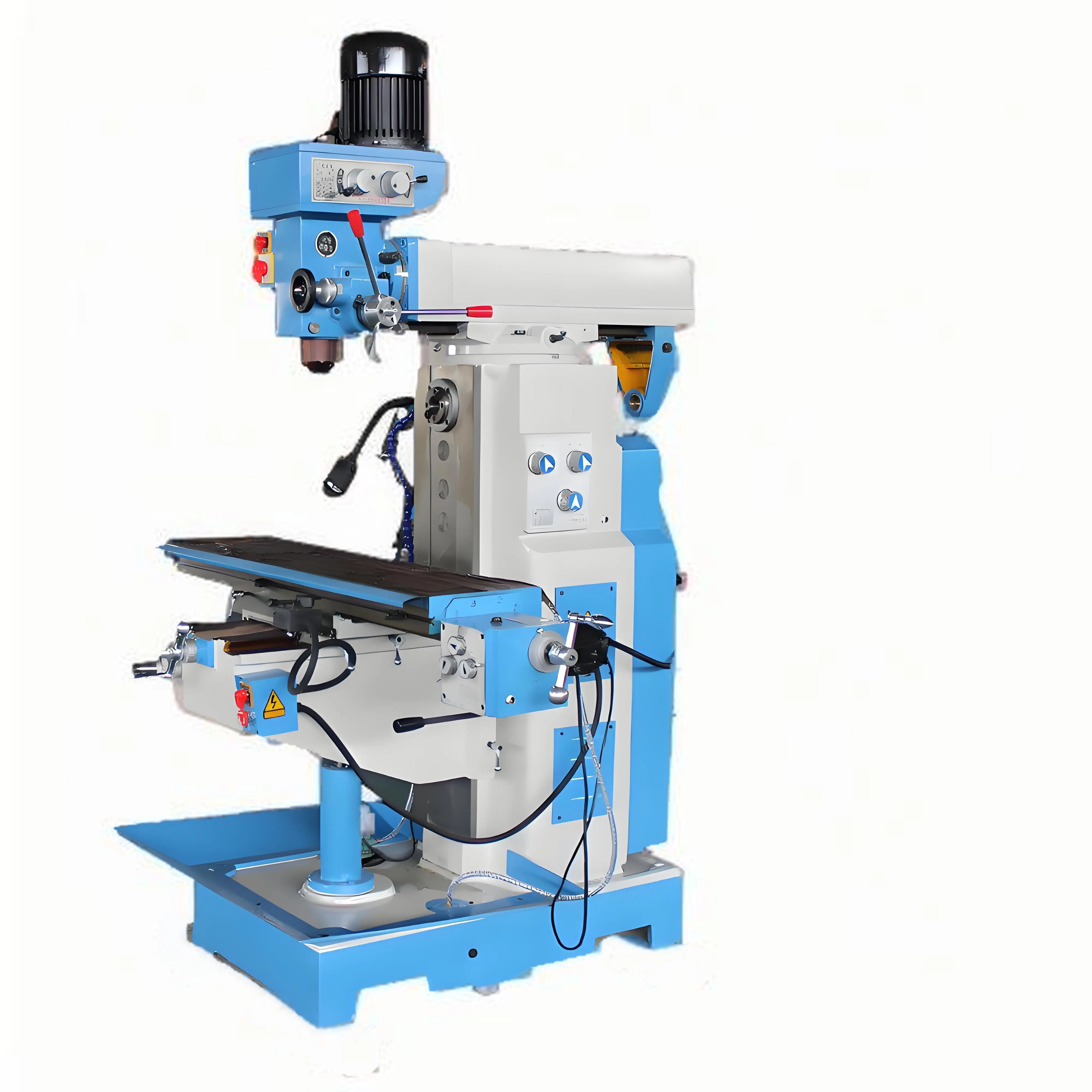 ZX6350ZA Z Type Head Manual Universal Drilling Milling Machine Vertical Slotting Milling MT4 Spindle Taper General Usage Motor