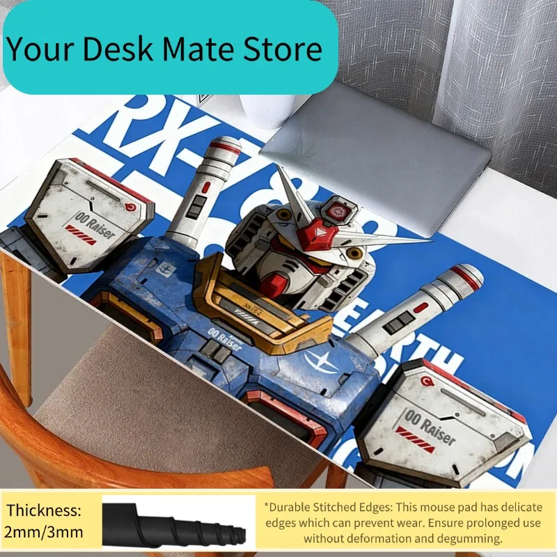 

Mouse Pad Gundam Notbook Gamer Large Keyboard NonSlip Rubber Mouse Pads Computer Carpet Desk Mat PC Gamer MousePad