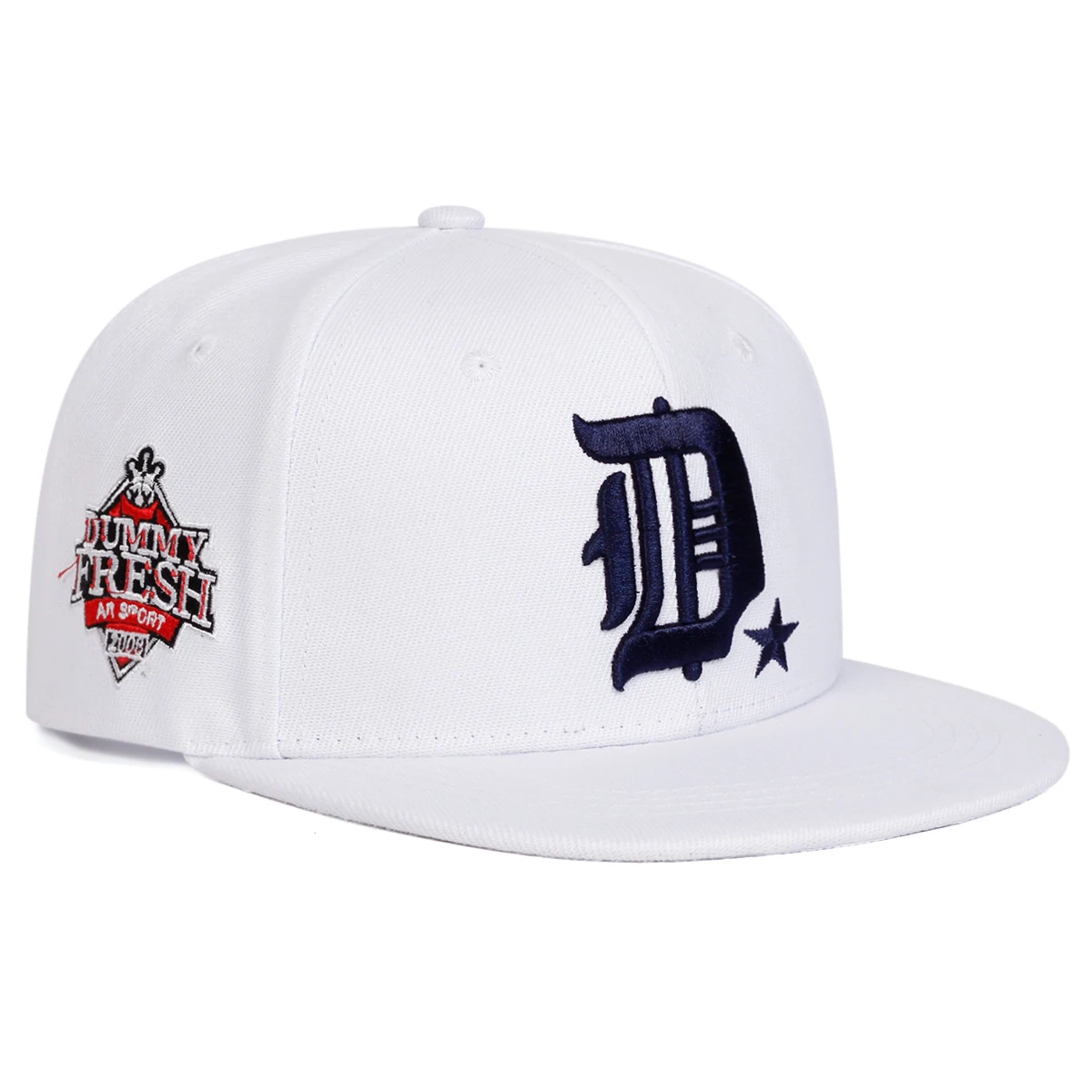 Unisex D Lettera Lato DUMMY FRESH Ricamo Cappelli Hip-Hop Primavera Autunno Outdoor Regolabile Casual Berretti da baseball Protezione solare Cappello