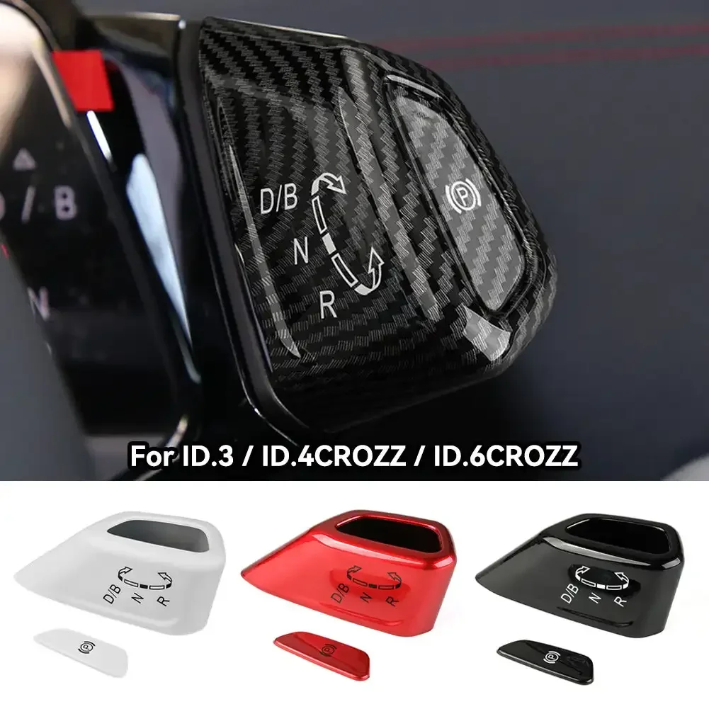 For VW Volkswagen ID.3 ID.4 ID3 ID4 CROZZ ID6 Car Gear Knob Decorative Panel Frame and P Button Cover Trim Interior Decorative